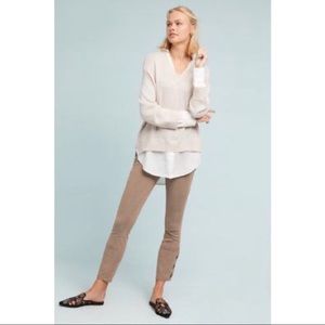 ANTHROPOLOGIE slim fit utility pants size 26